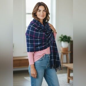 J. Crew Plaid Blanket Scarf